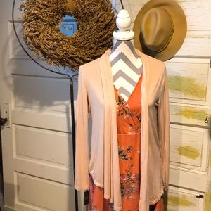 Retrology- cream colored cardigan size medium
